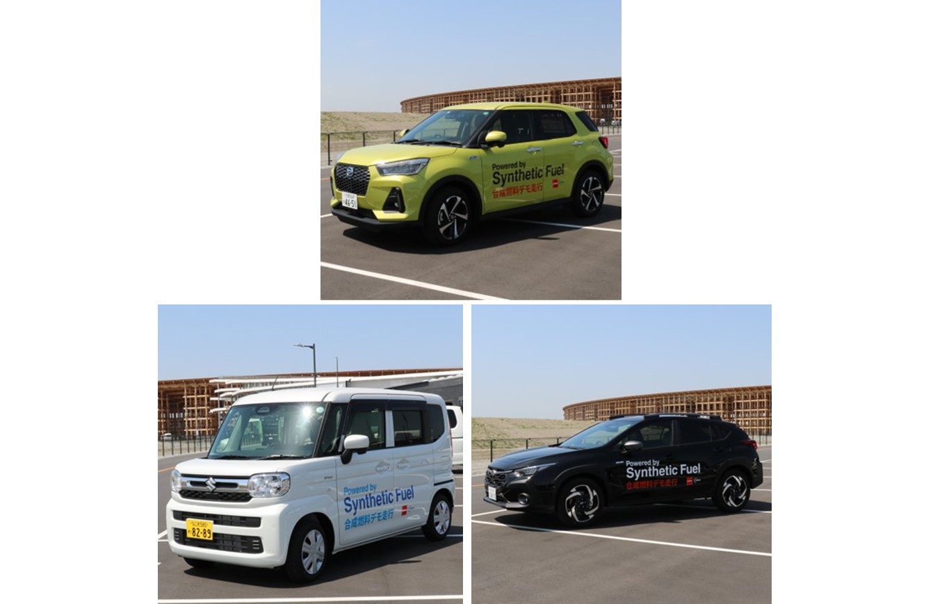 ダイハツ：ロッキー Premium G HEV（上） スズキ：スペーシア HYBRID X（左） SUBARU：クロス トレック S:HEV（右）