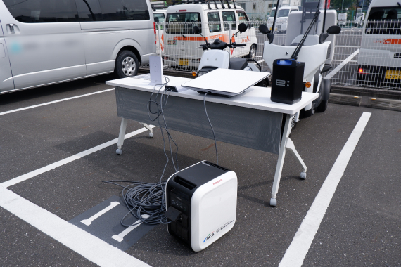 Starlink BusinessとBPO対策実演図