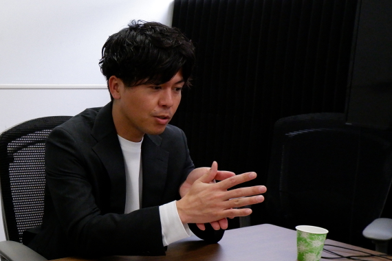 被災地での通信の重要性を語る