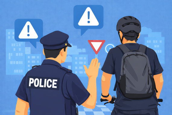 自転車の青切符