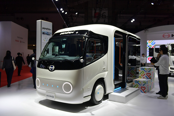 小型BEVバス「ポンチョドット」