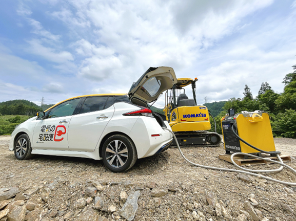 移動式給電車「MESTA Gen」を活用した建設・土木現場向けオフグリッド電源共有サービスの事業化に向けた協業開始