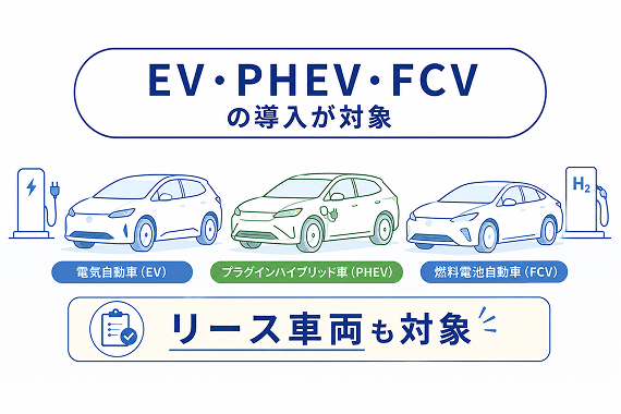 【法人向け】CEV補助金の対象になる車種・条件