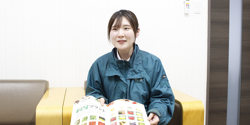 総務部 総務開発課 社長秘書 主任 佐藤 理乃氏の写真
