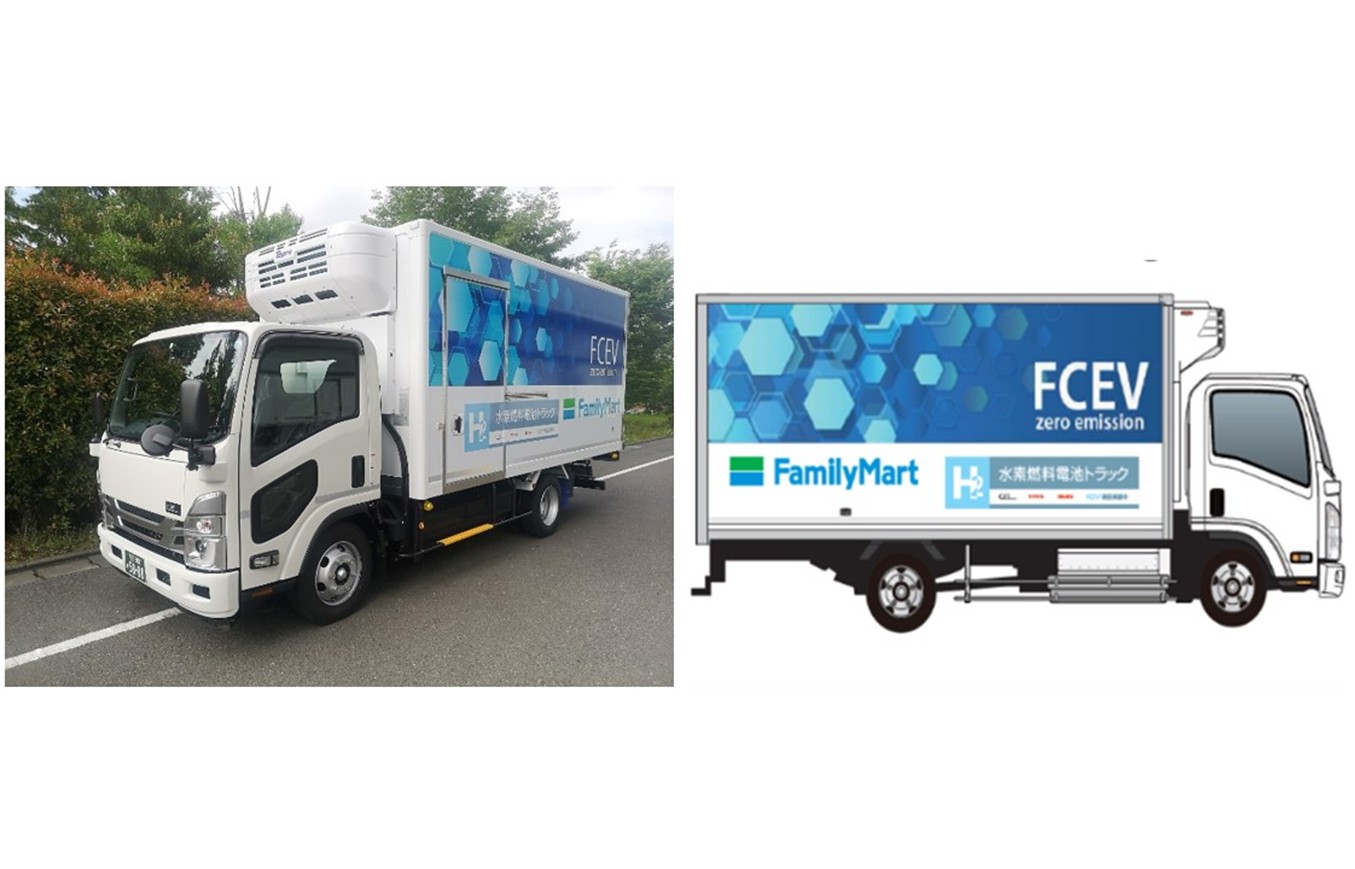 ファミリーマートのFCEVトラック