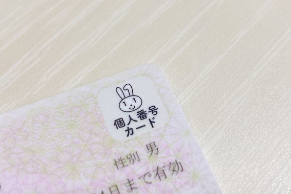 マイナンバーカードの写真