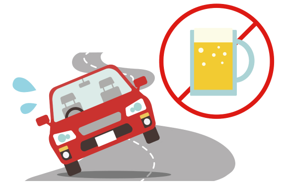 飲酒した状態で車を運転した結果引き起こされた交通事故