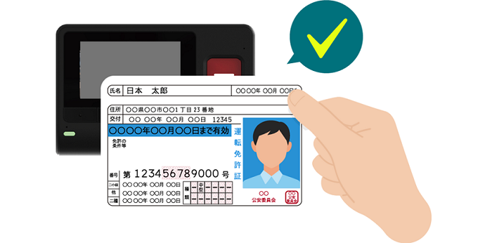 多様な運転者認証　イメージ