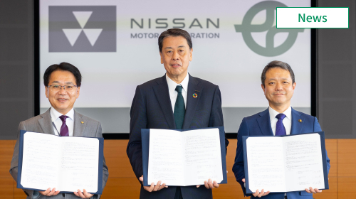 日産、京田辺市、同志社大EV活用のカーボンゼロ　モビリティ連携 　イメージ