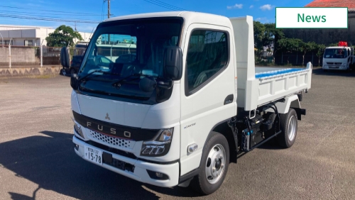 三菱ふそうがEV小型ダンプ初納入、車載電池から架装の動力伝達 　イメージ